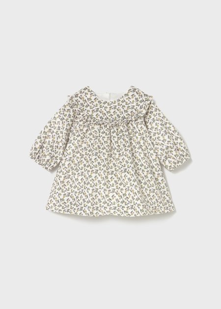 Vestito velluto stampato neonata