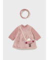 Vestito con borsa e fascia neonata
