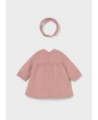 Vestito con borsa e fascia neonata