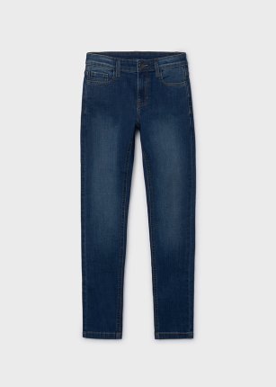 Pant. jeans slim fit basico lavaggio scuro 538 | Mayoral