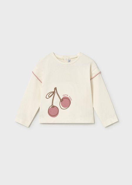 Maglietta m/l Osso-blush 6-36 mesi | Mayoral