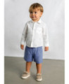 Camicia m/l lino              - Mayoral