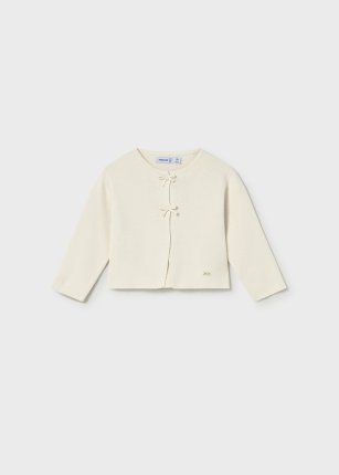 Giacchino lungo tricot Bianc Osso 6-36 mesi | Mayoral