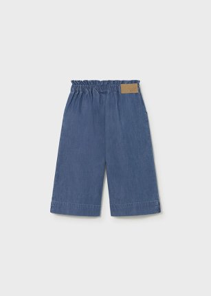 pantalone lungo fluido lavaggio scuro 6-36 mesi | Mayoral