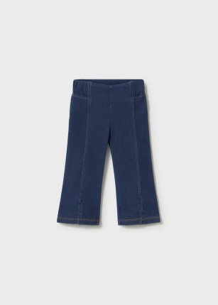 Leggings flared twill lavaggio scuro 6-36 mesi | Mayoral