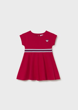 Vestito punto granito Rosso 6-36 mesi | Mayoral