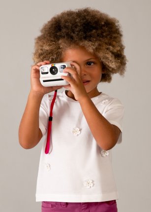 Maglietta m/c aplique Bianco 2-9 anni | Mayoral
