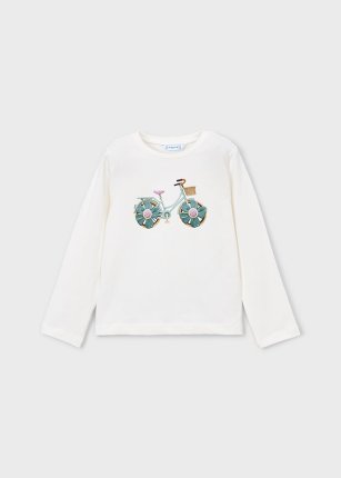 Maglietta m/l Ecrù 2-9 anni | Mayoral