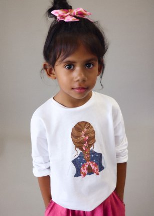 Maglietta m/c elastico Bianco 2-9 anni | Mayoral
