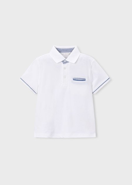 Polo m/c suiting Bianco 2-9 anni | Mayoral