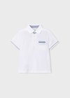 Polo m/c suiting Bianco 2-9 anni | Mayoral