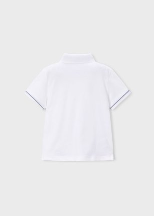 Polo m/c suiting Bianco 2-9 anni | Mayoral