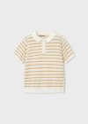 Polo m/c tricot Ecrù-moka 2-9 anni | Mayoral