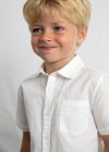 Camicia m/c lino Bianco 2-9 anni | Mayoral