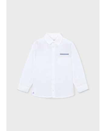 Camicia m/l lino elegante     - Mayoral