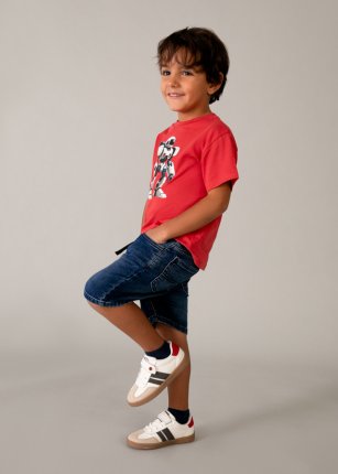 Bermuda soft denim jogger lavaggio scuro 2-9 anni | Mayoral