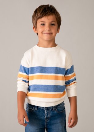 Jersey righe peach 2-9 anni | Mayoral