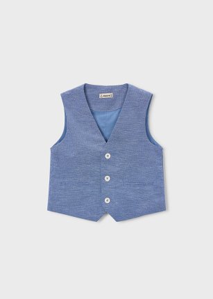 Gilet lino suiting Indaco 2-9 anni | Mayoral