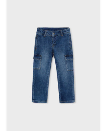Pantalone denim cargo         - Mayoral