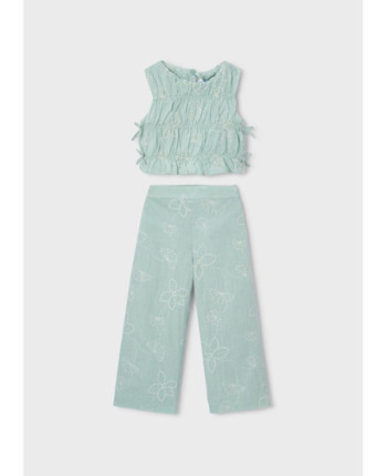 Comp. pantalone lungo ricamo  - Mayoral
