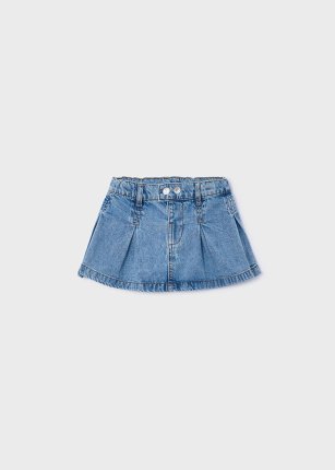Gonna denim fluido lavaggio mezzo 2-9 anni | Mayoral