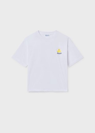 shirt m/c grafica Bianco 8-18 anni 6011 | Mayoral