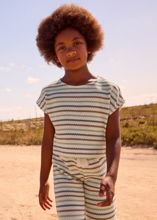 Top stile crochet Osso-argil 8-18 anni | Mayoral