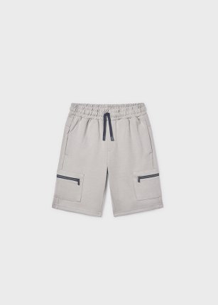 Bermuda interlock zip Shitake 8-18 anni | Mayoral