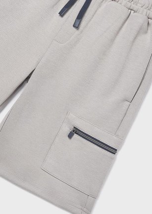 Bermuda interlock zip Shitake 8-18 anni | Mayoral