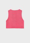 gilet bottoni stile lino Corallo 8-18 anni | Mayoral