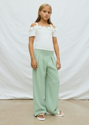 Pantalone lungo crepe salvia 8-18 anni | Mayoral