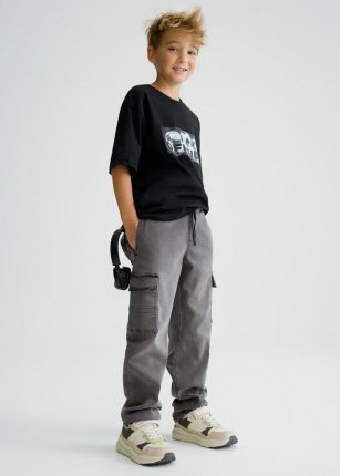 Pantalone denim jogger cargo Grigio med 8-18 anni | Mayoral