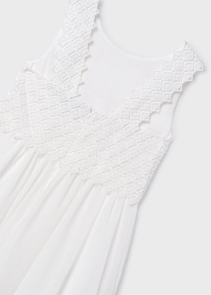 Vestito guipure Panna 8-18 anni | Mayoral