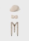 Set cappello, bretelle papill