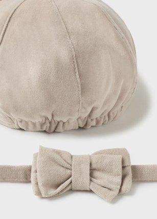 Set cappello, bretelle papill