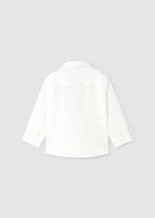 Camicia manica lunga con  papillon neonato