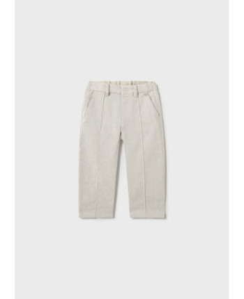 Pantalone elegante lino neonato