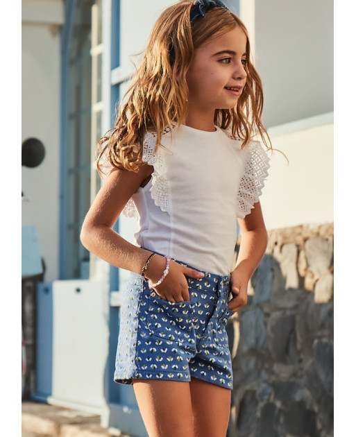 Pantaloncino stampato bambina