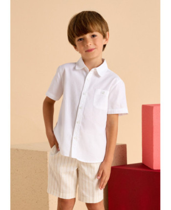 Bermuda elegante lino bambino
