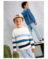 Maglione righe bambino