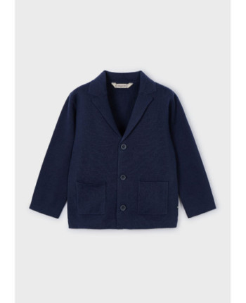 Giacca bavero tricot bambino