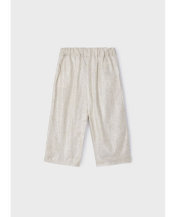 Pantalone lungo lino bambina