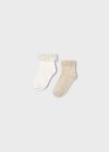 Set 2 calzini fantasia bambina