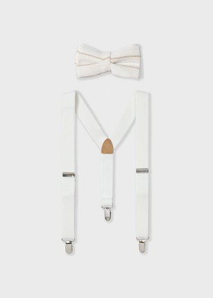 Set papillon e bretelle bambino