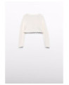 Cardigan tricot onde