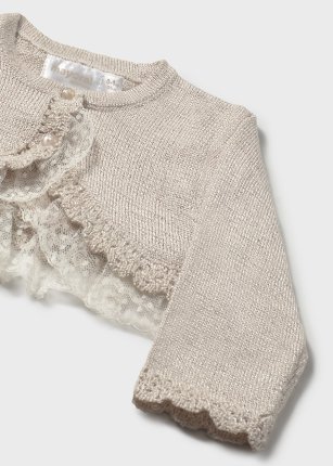Cardigan tricot cerimonia neonata
