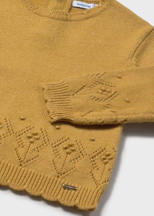 Maglione trafori neonata