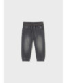Pantalone lungo jeans jogger neonato