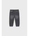 Pantalone lungo jeans jogger neonato