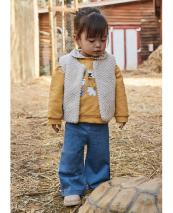 Completo pantalone e maglione neonata